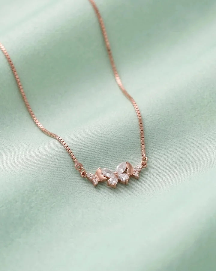 Twilight Rose Chain  in 92.5 Silver