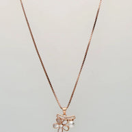 Flora Pearl Chain  in 92.5 Silver