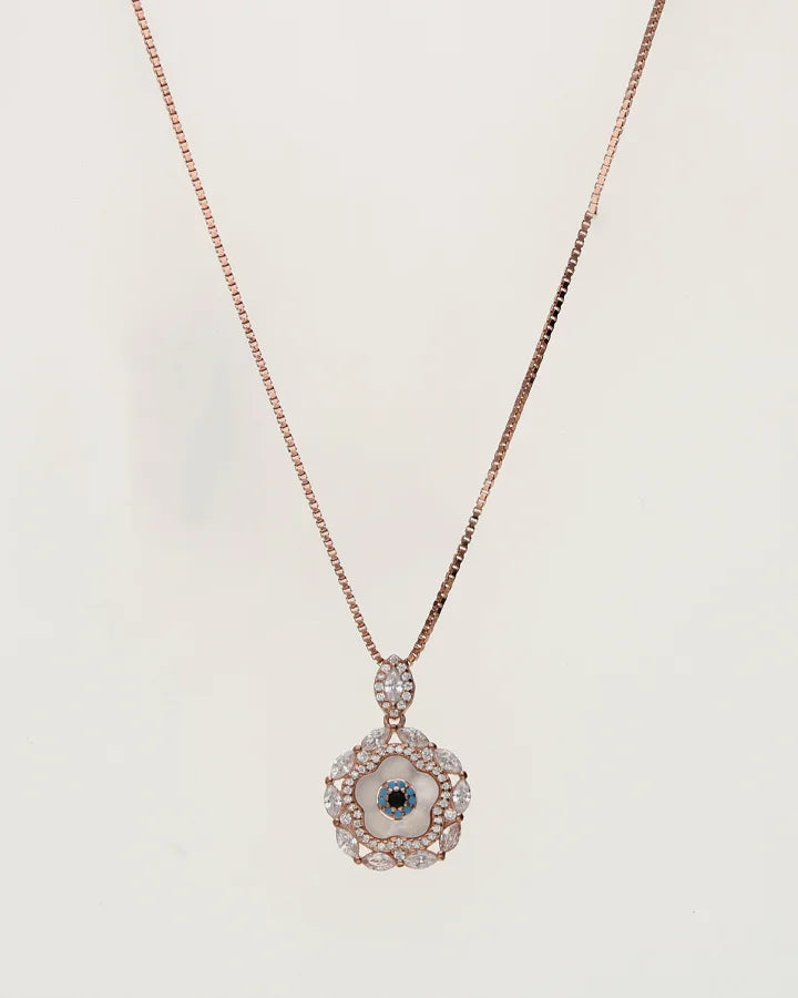 Evil Eye Chain  in 92.5 Silver