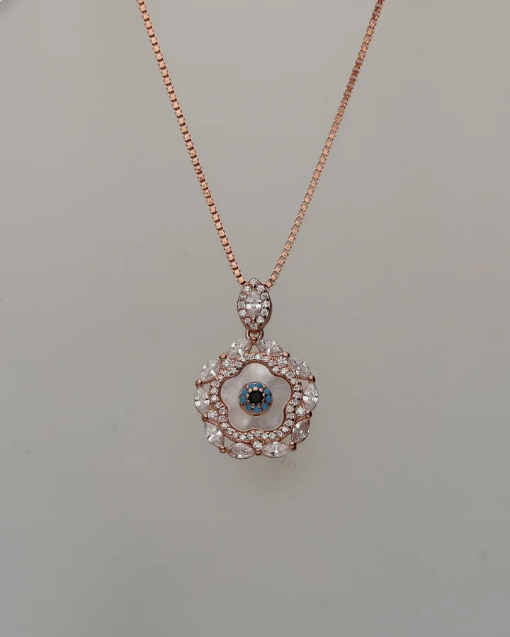 Evil Eye Chain  in 92.5 Silver