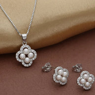 Twilight Pearl Set in 92.5 Silver
