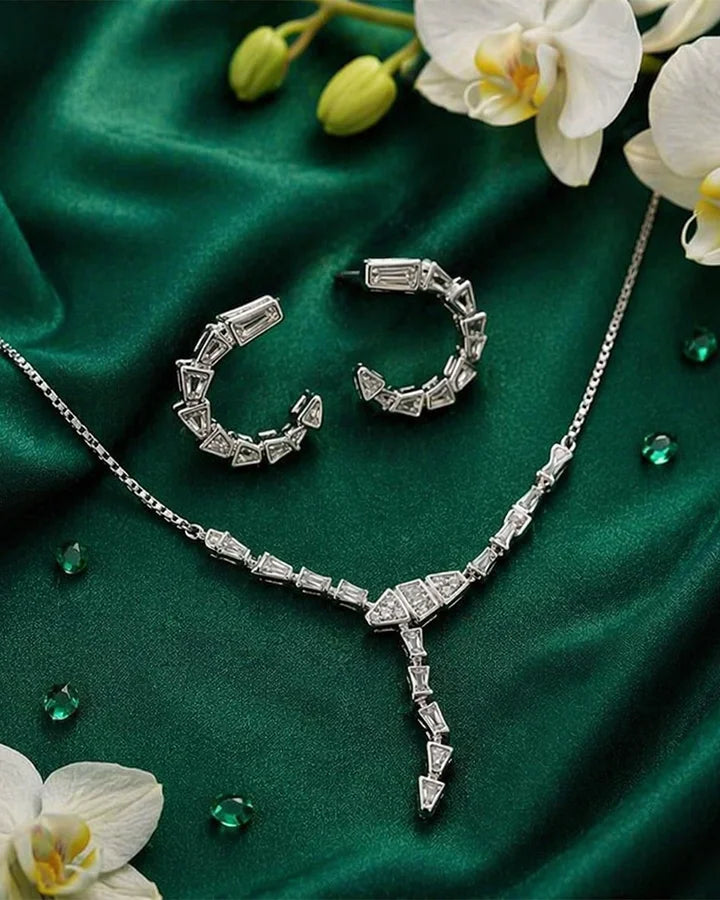 Moonlit Set in 92.5 Silver