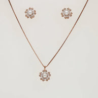 Rose Spark Set in 92.5 Silver