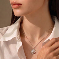 Rose Spark Set in 92.5 Silver