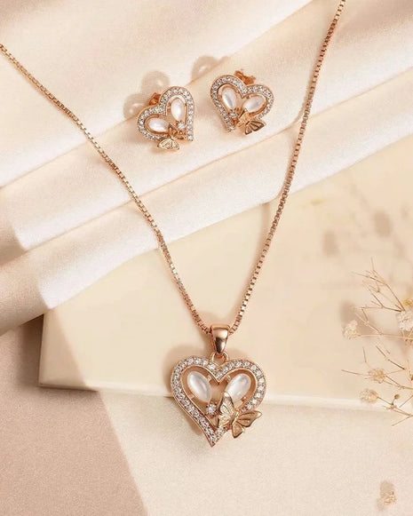 Nova Blush Set in 92.5 Silver