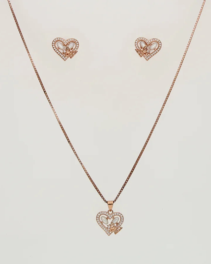 Nova Blush Set in 92.5 Silver