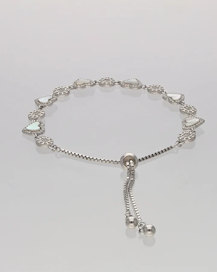 Aerial Bloom Bracelet in 92.5 Silver