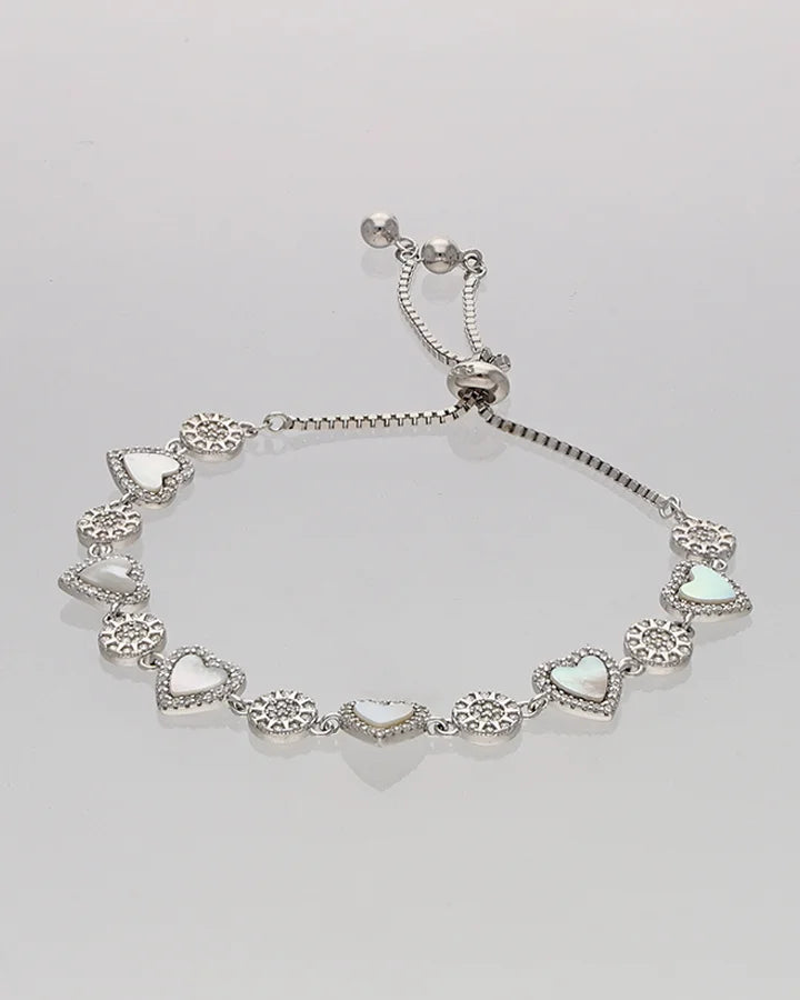 Aerial Bloom Bracelet in 92.5 Silver