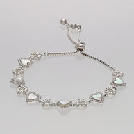 Aerial Bloom Bracelet in 92.5 Silver