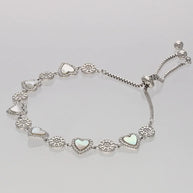 Aerial Bloom Bracelet in 92.5 Silver