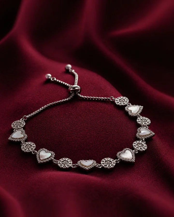 Aerial Bloom Bracelet in 92.5 Silver