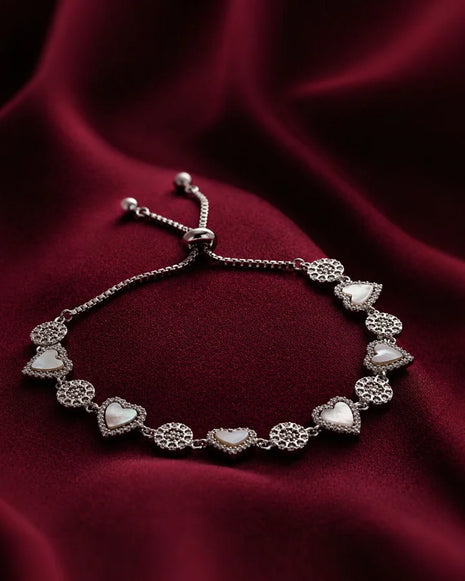 Aerial Bloom Bracelet in 92.5 Silver