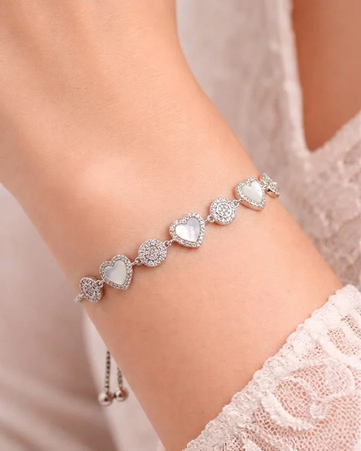 Aerial Bloom Bracelet in 92.5 Silver