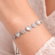 Aerial Bloom Bracelet in 92.5 Silver