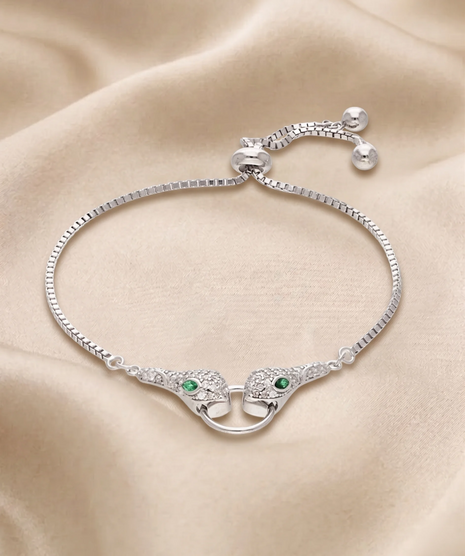 Snake Bracelet in 92.5 Silver