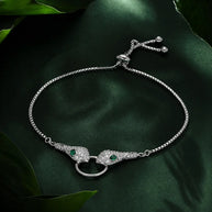 Snake Bracelet in 92.5 Silver