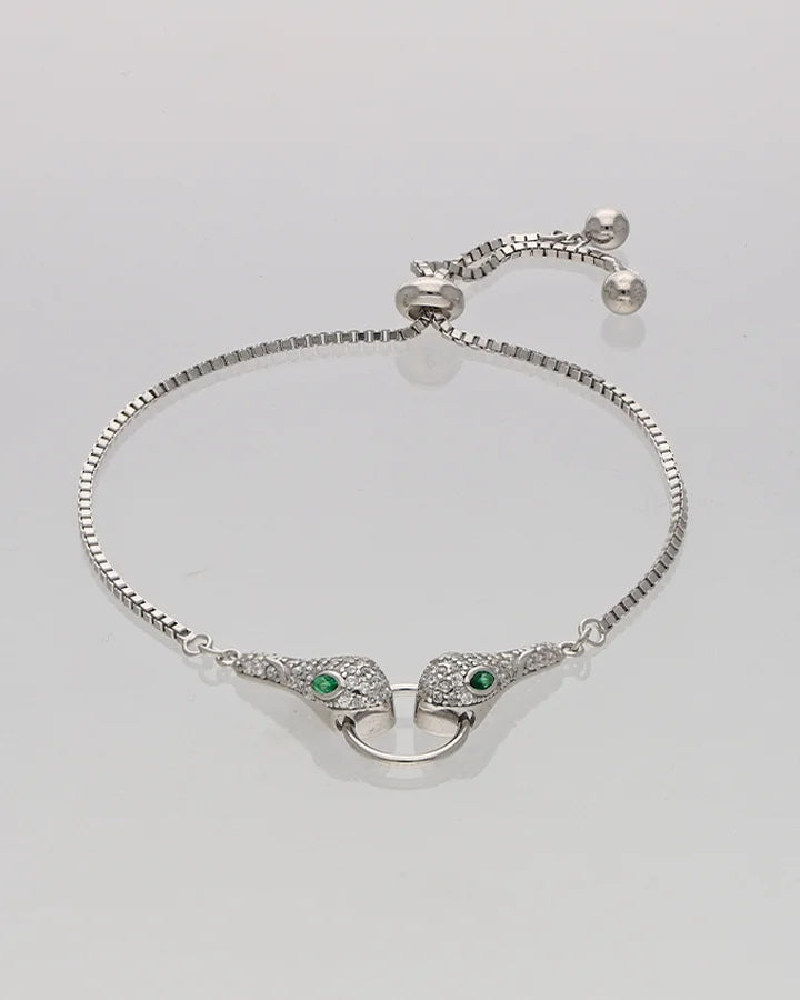 Snake Bracelet in 92.5 Silver