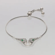 Snake Bracelet in 92.5 Silver