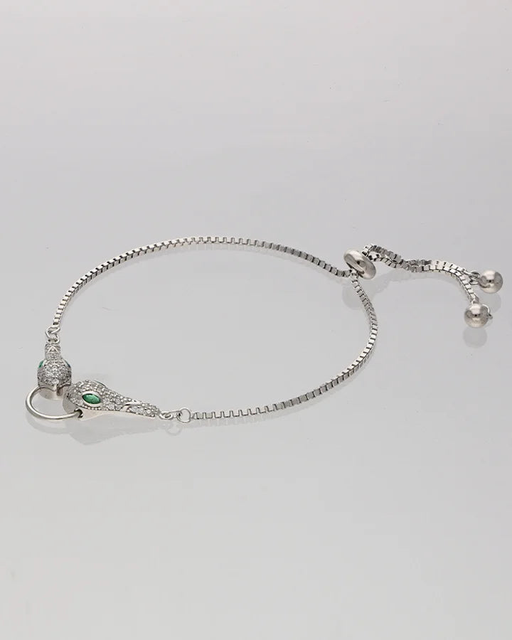 Snake Bracelet in 92.5 Silver