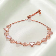 Elmyra Loop Bracelet  in 92.5 Silver