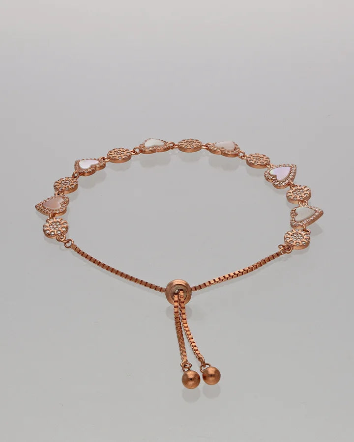Elmyra Loop Bracelet  in 92.5 Silver