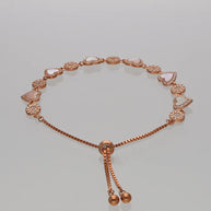 Elmyra Loop Bracelet  in 92.5 Silver