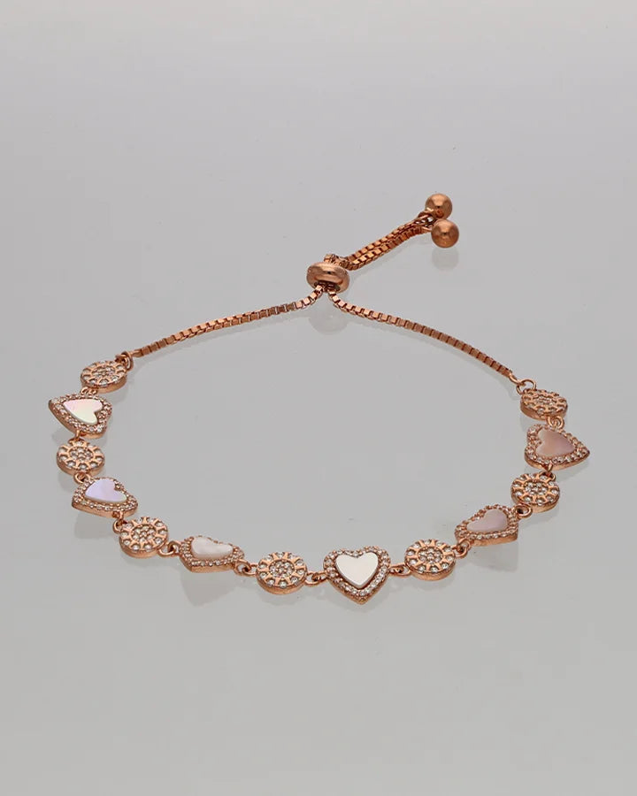 Elmyra Loop Bracelet  in 92.5 Silver