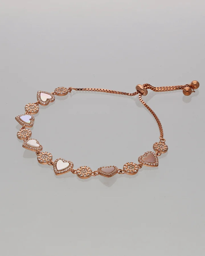 Elmyra Loop Bracelet  in 92.5 Silver