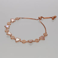 Elmyra Loop Bracelet  in 92.5 Silver