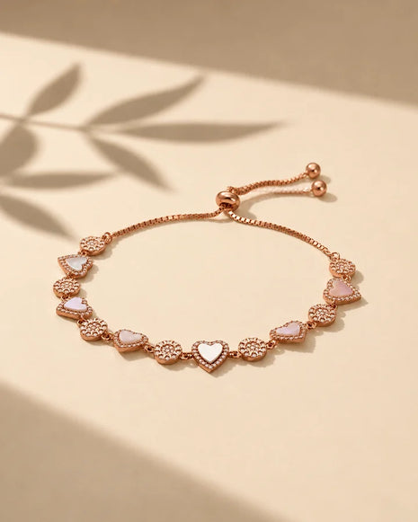 Elmyra Loop Bracelet  in 92.5 Silver
