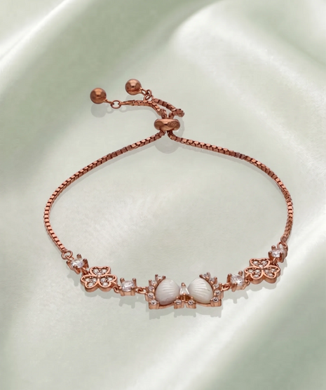 Myza Link Bracelet in 92.5 Silver