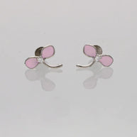 Purple Shine Studs in 92.5 Silver