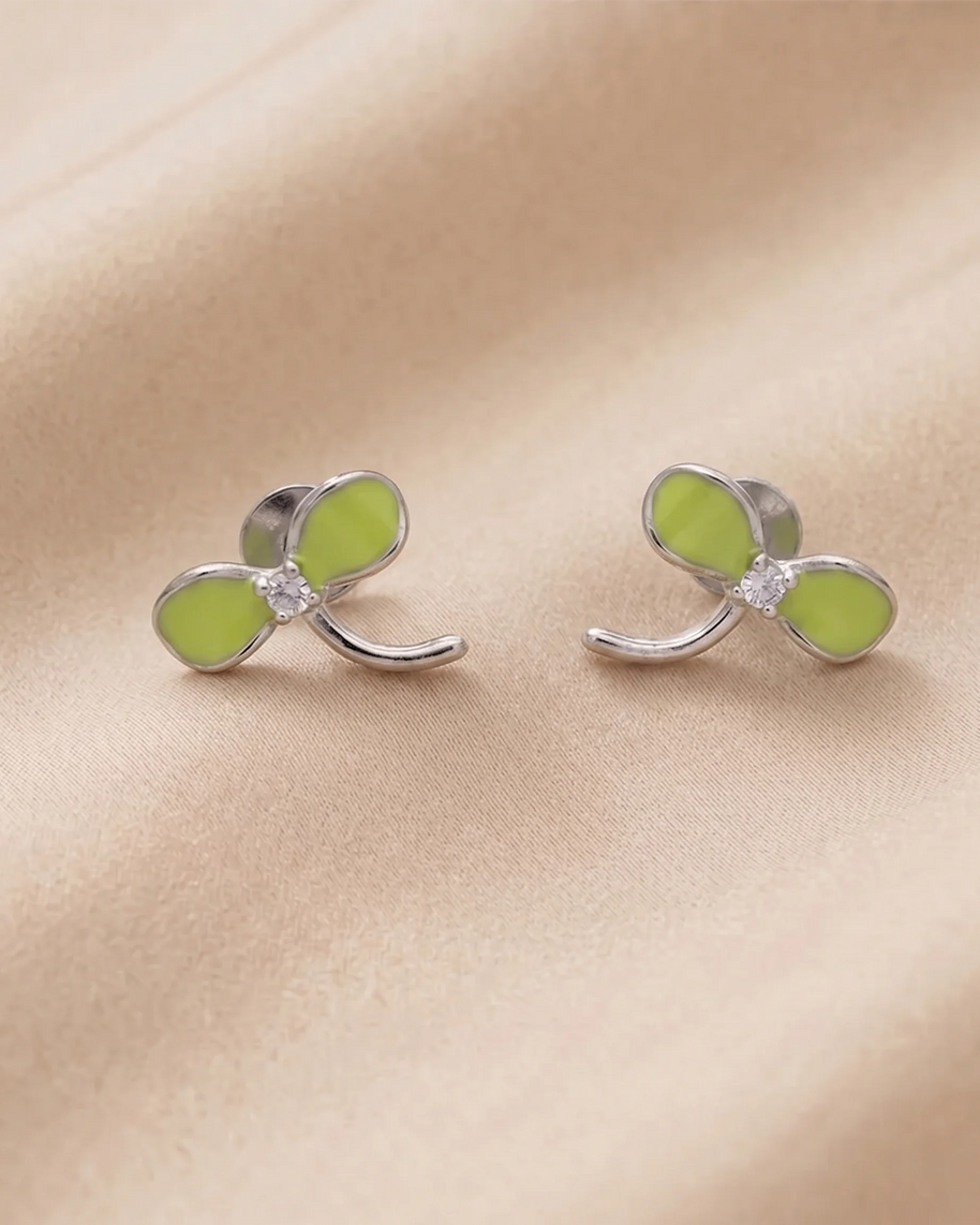 Orvella Edge Studs in 92.5 Silver