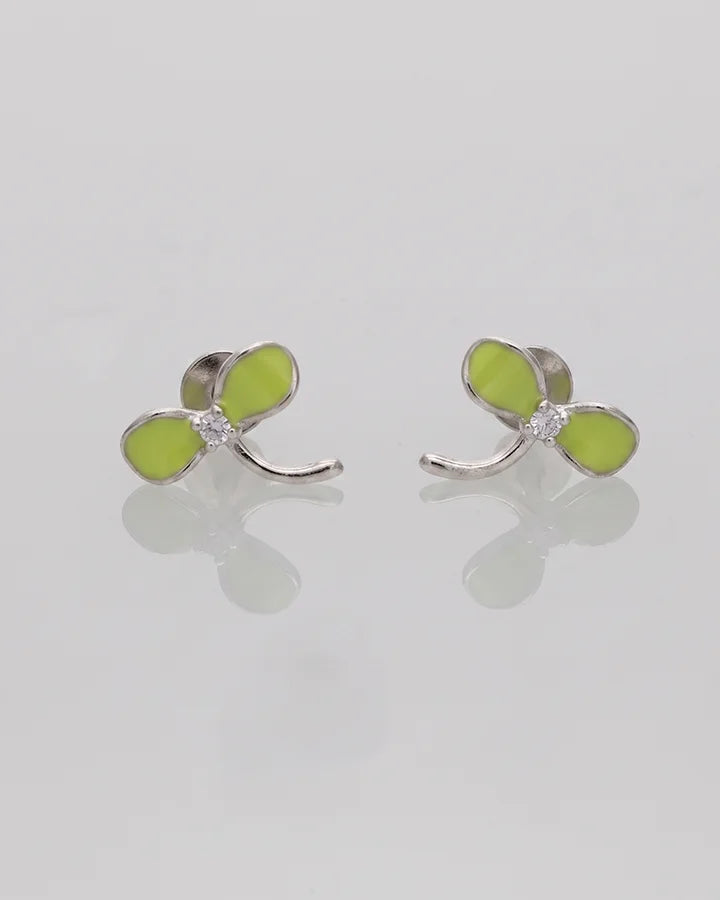 Orvella Edge Studs in 92.5 Silver