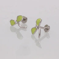Orvella Edge Studs in 92.5 Silver