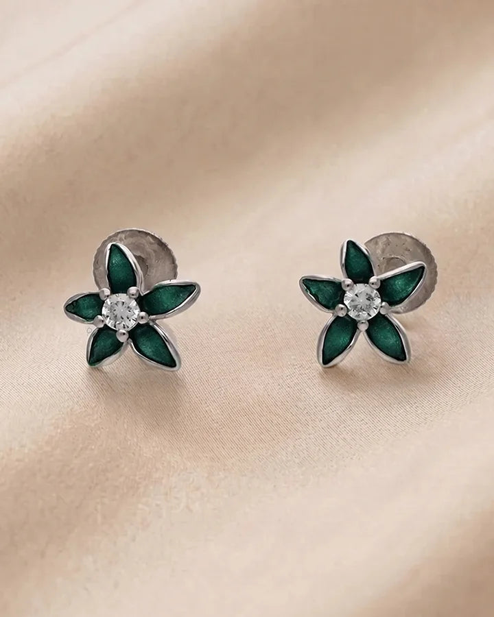 Orlisse Nova Studs in 92.5 Silver