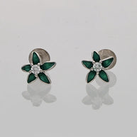 Orlisse Nova Studs in 92.5 Silver