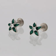 Orlisse Nova Studs in 92.5 Silver