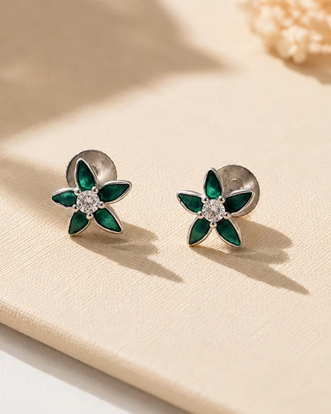 Orlisse Nova Studs in 92.5 Silver