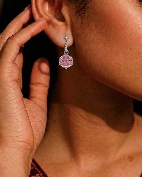 Myzara Edge Studs in 92.5 Silver