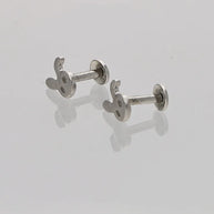 Rabbit Studs in 92.5 Silver