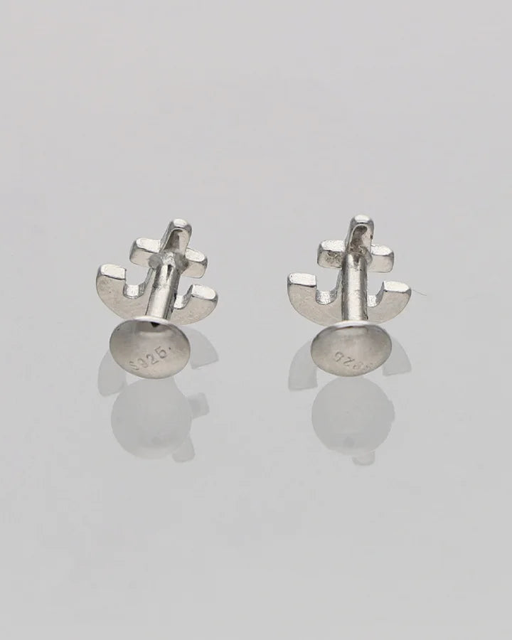 Anchor Studs in 92.5 Silver