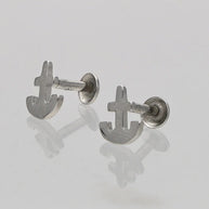 Anchor Studs in 92.5 Silver