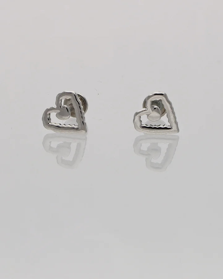 Love Knot Studs in 92.5 Silver
