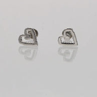 Love Knot Studs in 92.5 Silver