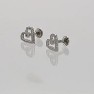 Love Knot Studs in 92.5 Silver