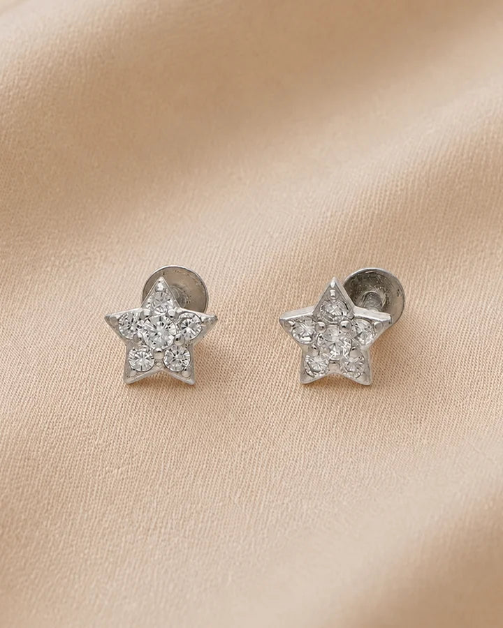 Star Studs in 92.5 Silver