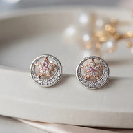 Rosvique Duo Studs in 92.5 Silver