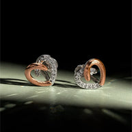 Blazira Twist Studs in 92.5 Silver
