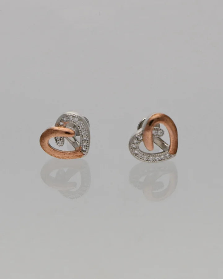 Blazira Twist Studs in 92.5 Silver